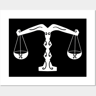 Libra Symbol Posters and Art